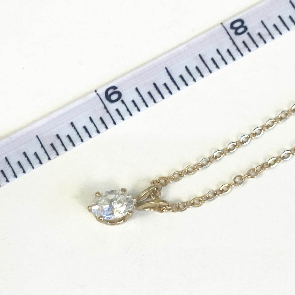 Little Sparkly Gold Necklace