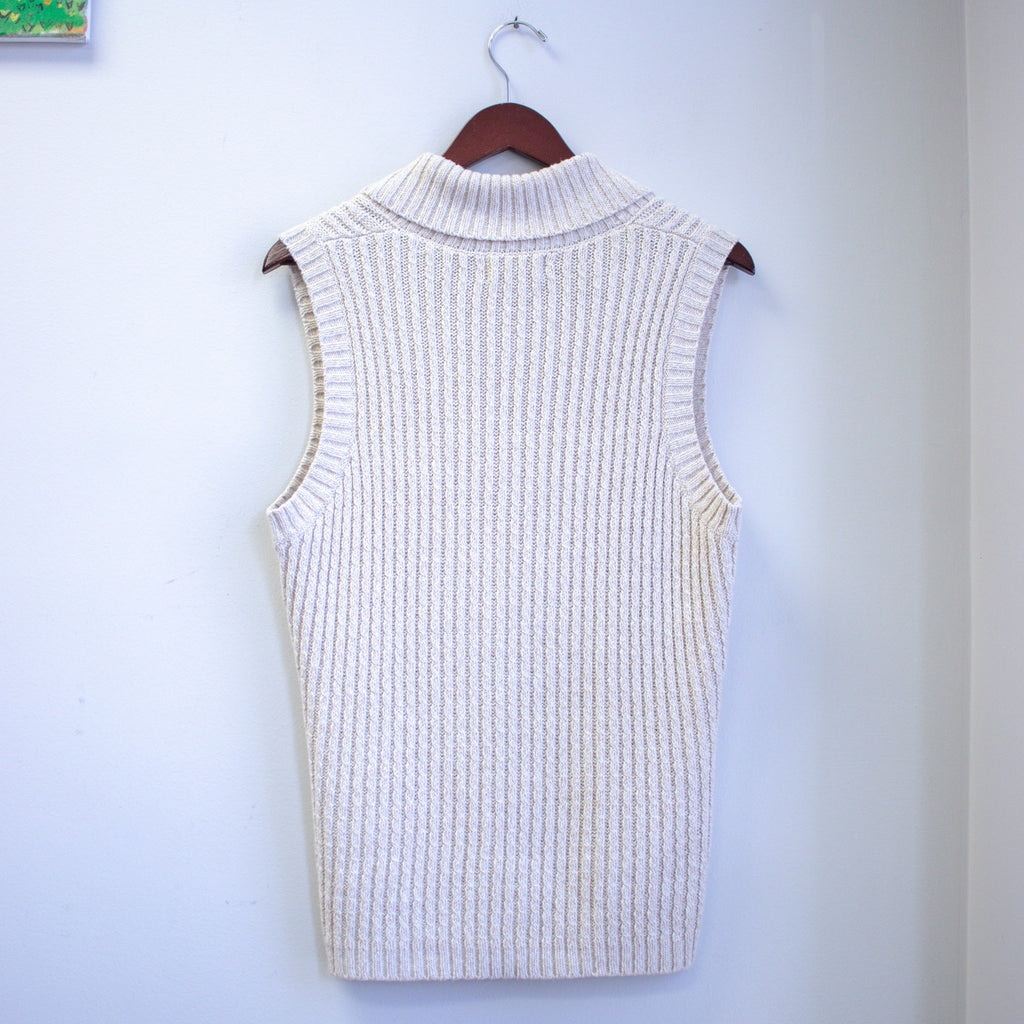 Woolrich Oatmeal Sweater Vest Size Small