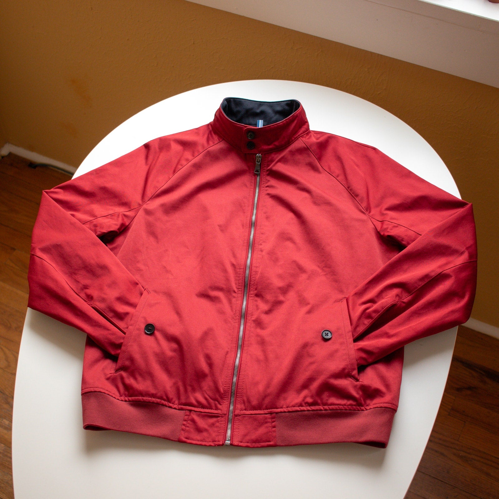 Banana Republic Red Zip-up Winter Coat Size Medium