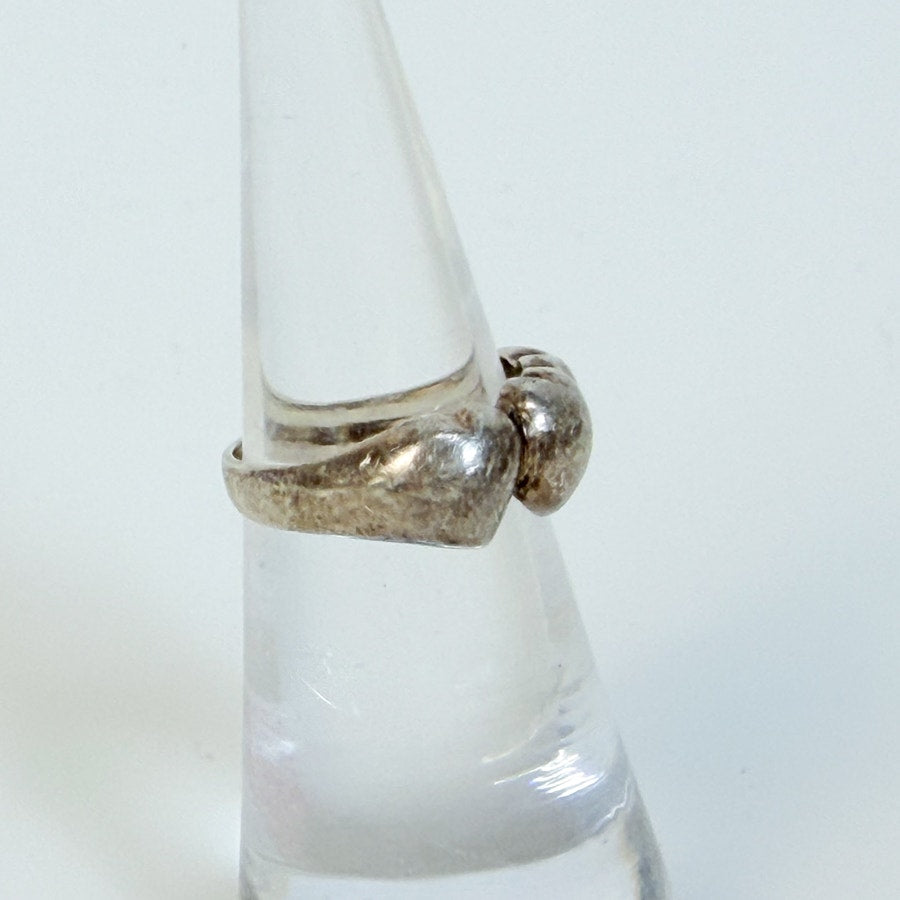 Little Heart Ring Nickel Free Sterling Silver Size 4.5