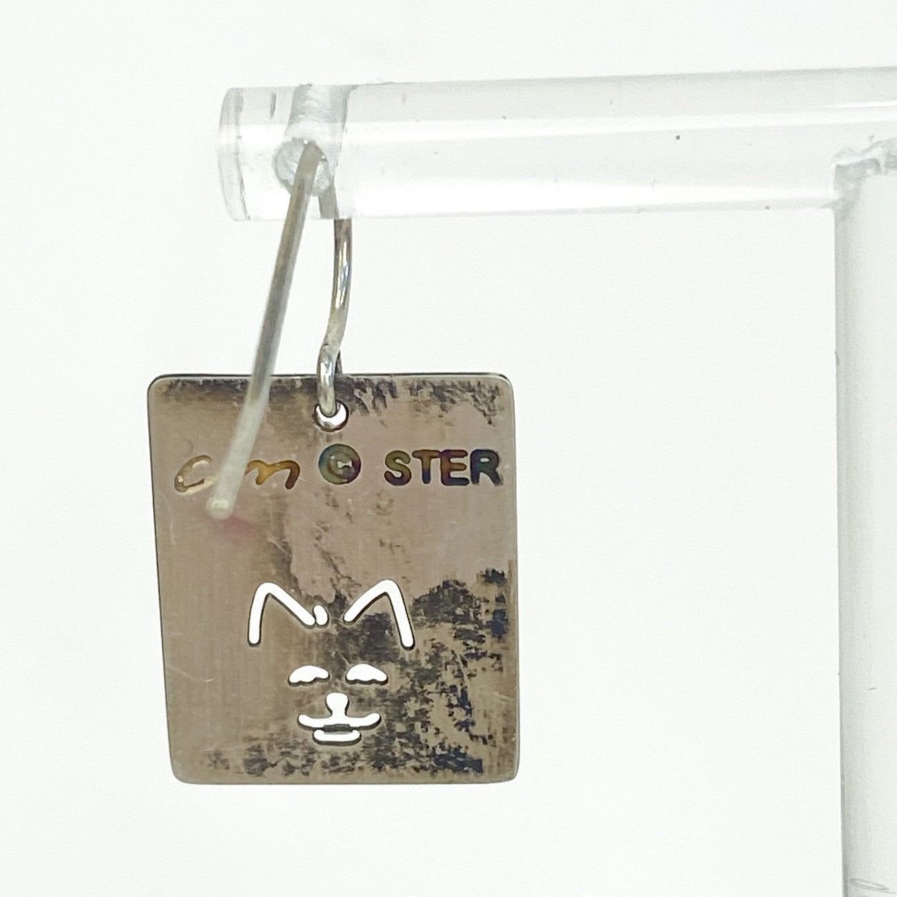 Little Kitty Cat Earrings Sterling Silver