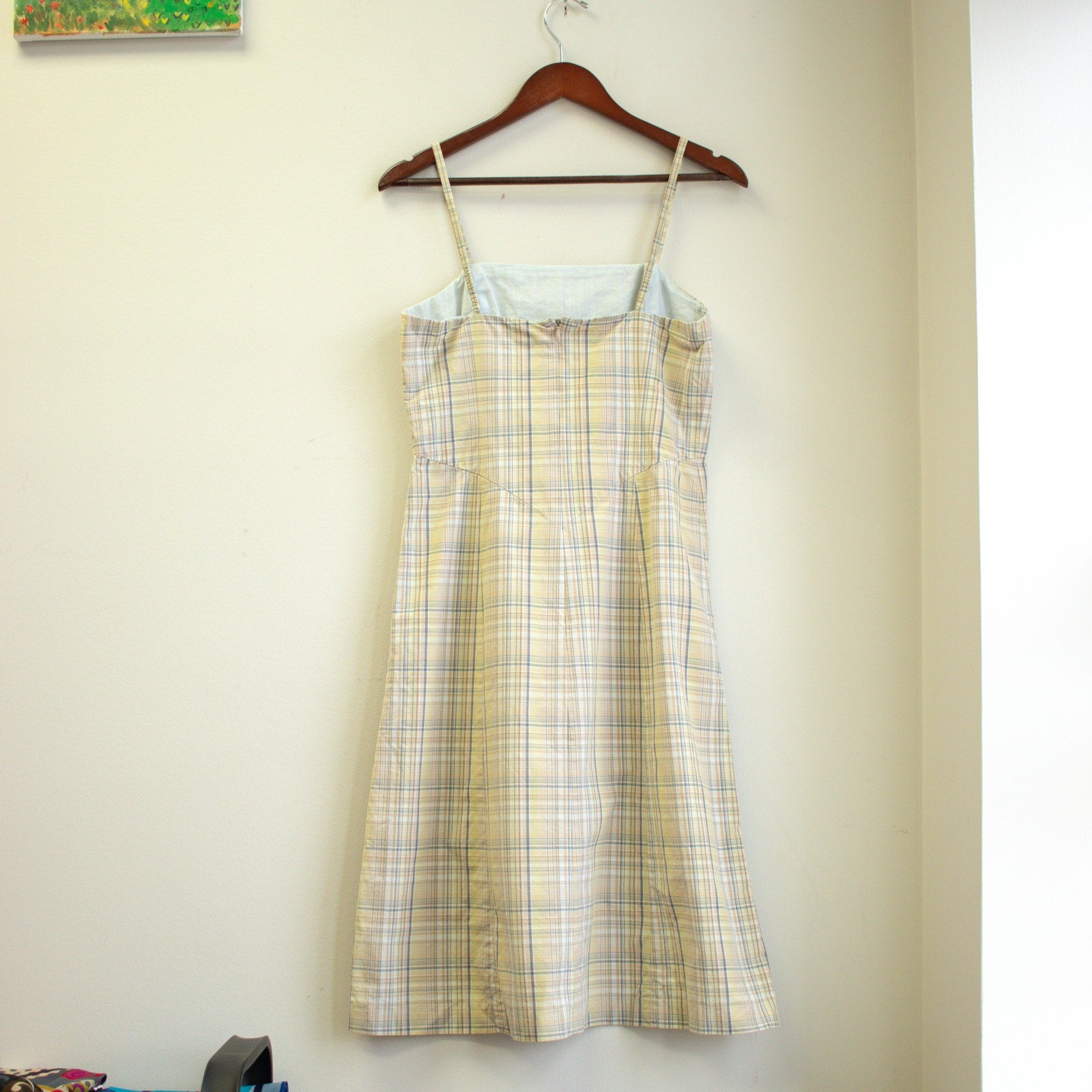 J. Crew A-Line Plaid Dress Size 8