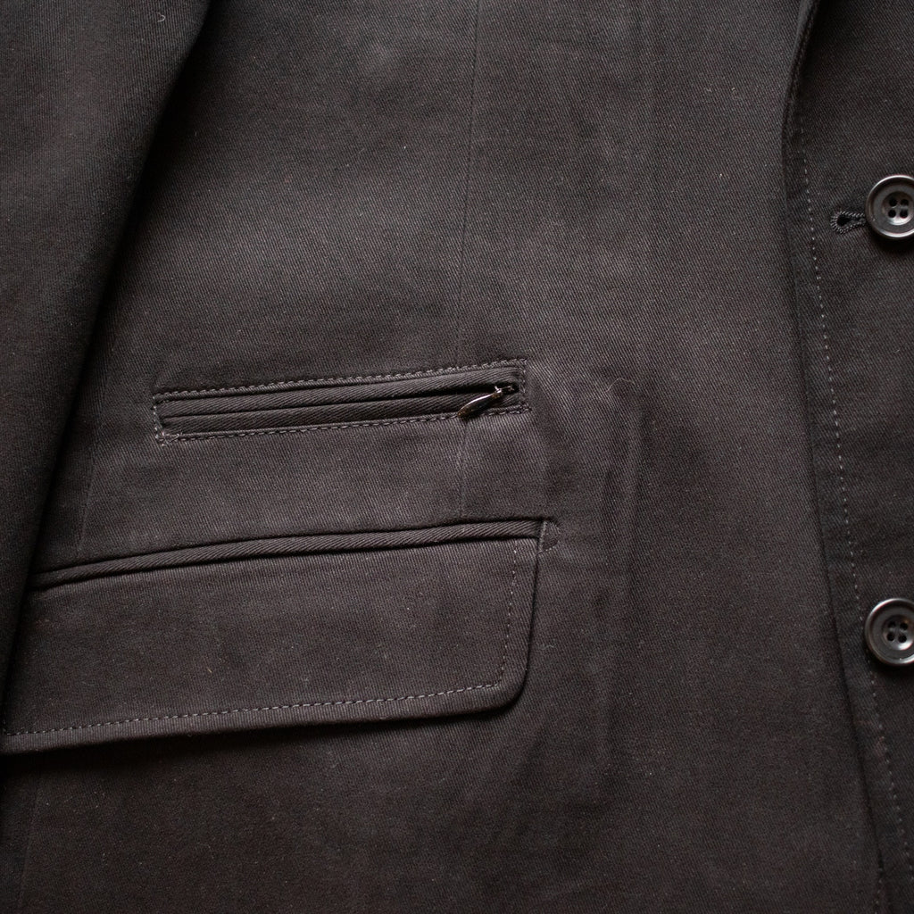 Kenneth Roberts Platinum Black Blazer Red Interior Size Medium