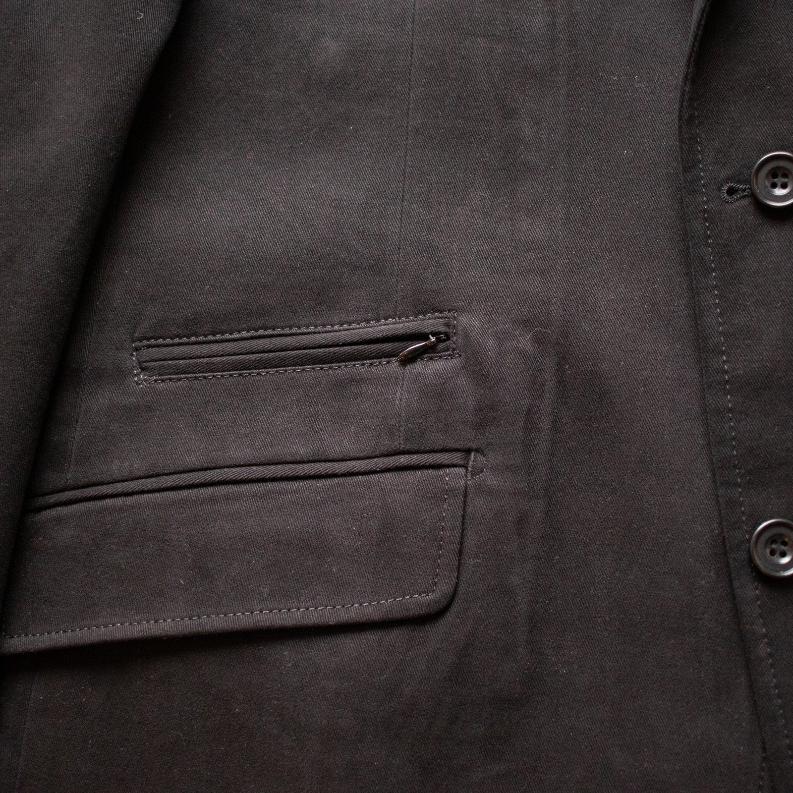 Kenneth Roberts Platinum Black Blazer Red Interior Size Medium