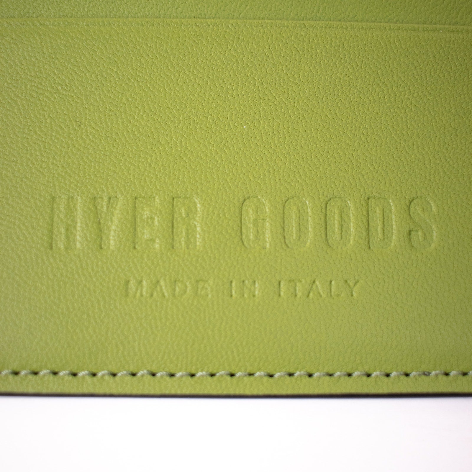 Hyer Goods Vert Anis Certo Card Wallet