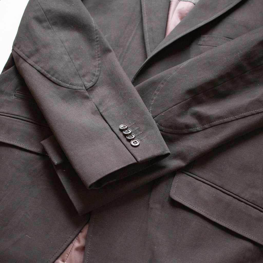 Kenneth Roberts Platinum Black Blazer Red Interior Size Medium