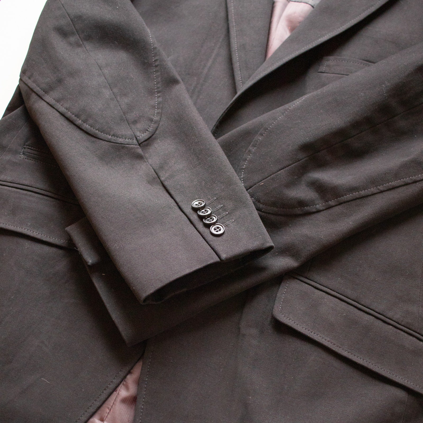 Kenneth Roberts Platinum Black Blazer Red Interior Size Medium