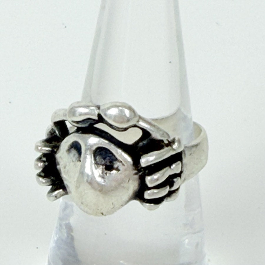 Silver Crab Ring Size 7