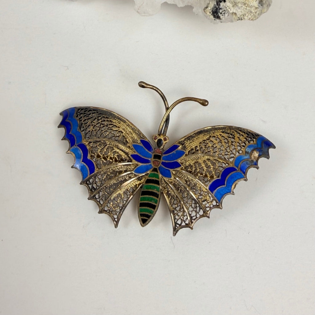 Golden Butterfly Brooch Butterfly Pin