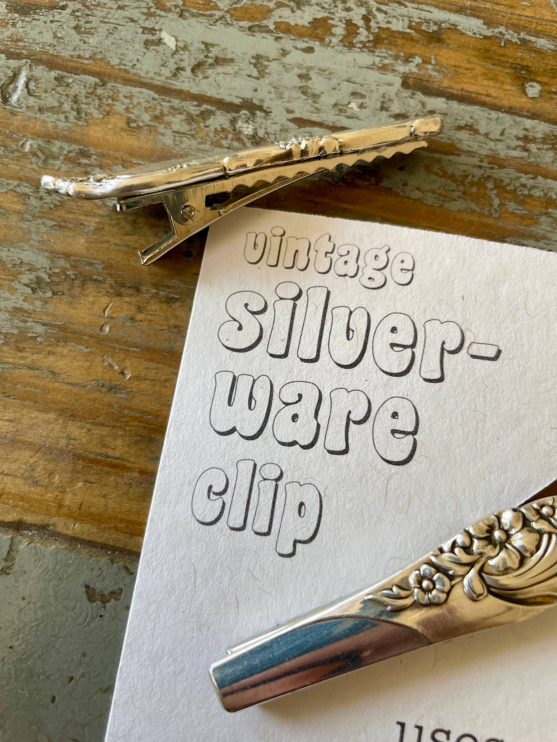 Reclaimed Silverware Clip