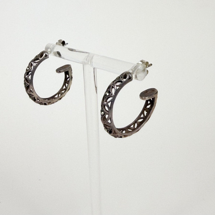 Sterling Silver Hoops