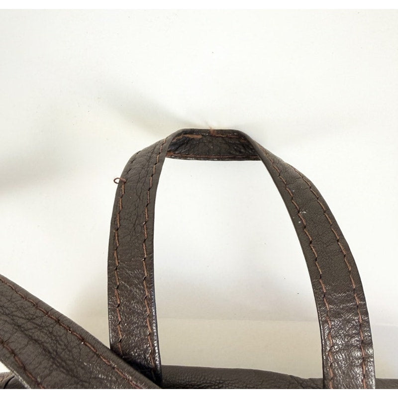 Brown Mini Backpack Vintage