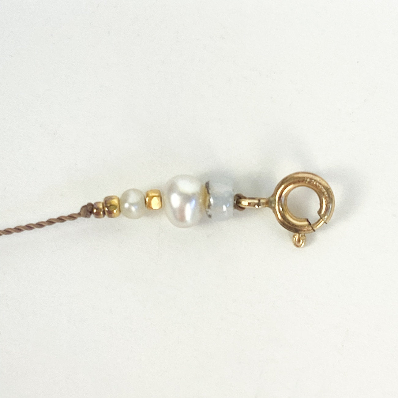 14ct GF and Freshwater Pearl Beaded Bracelet