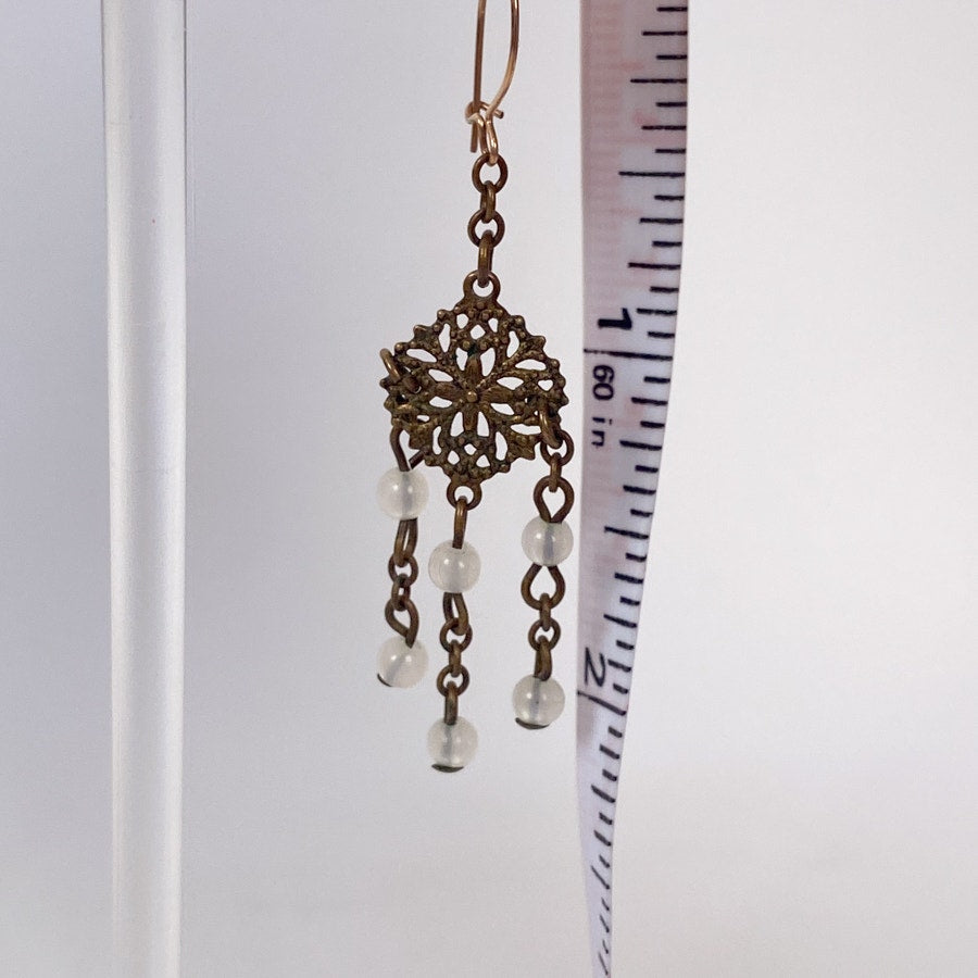 Boho Dangly Beaded Earrings