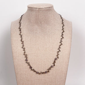 Sterling Silver and Amethyst Gemstone Necklace