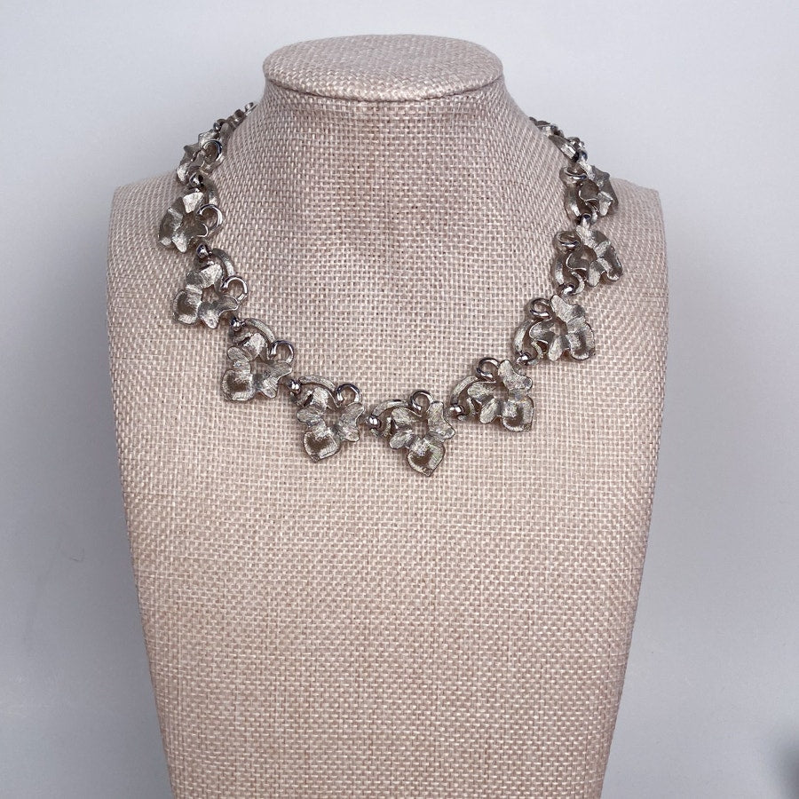 Vintage Puccini Choker Silver Tone