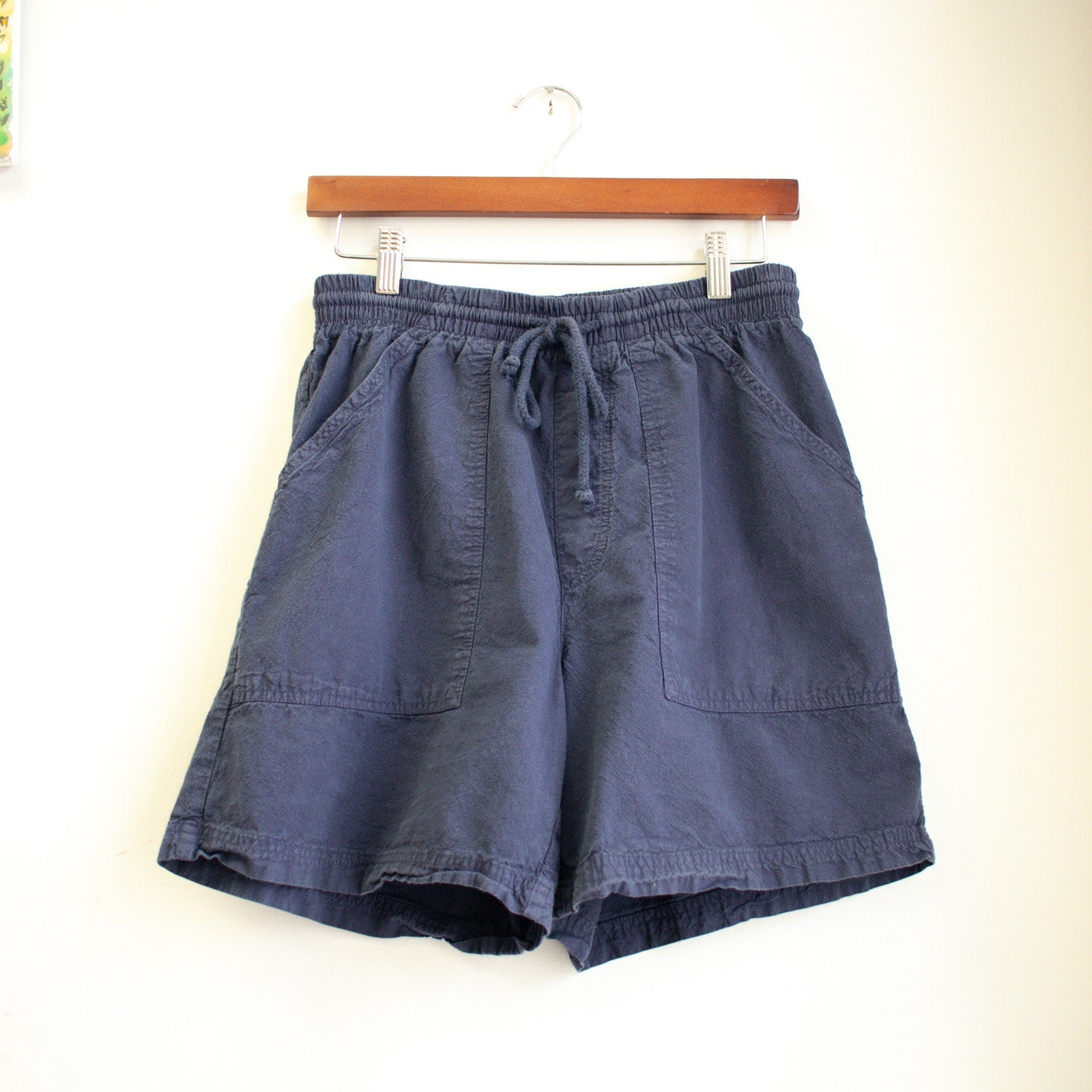 Dressbarn Navy Cinch Waist Outdoor Shorts Size Small
