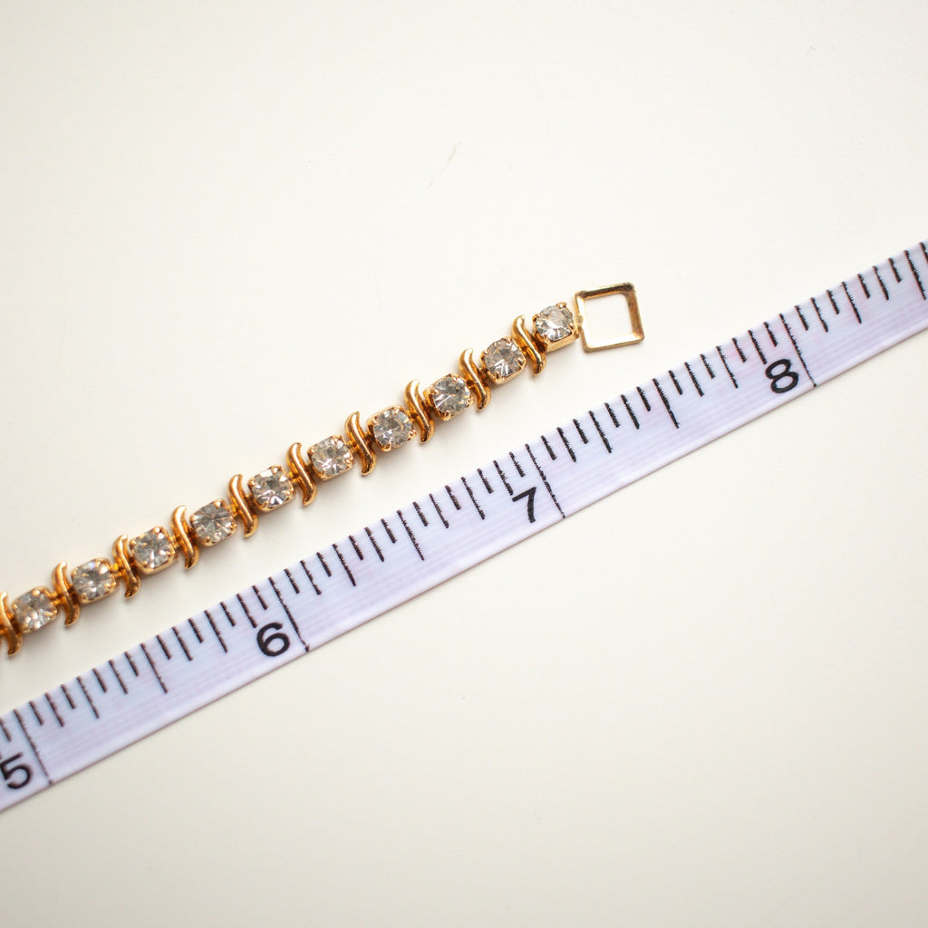 Vintage Jewelry Tennis Bracelet | Costume Jewelry