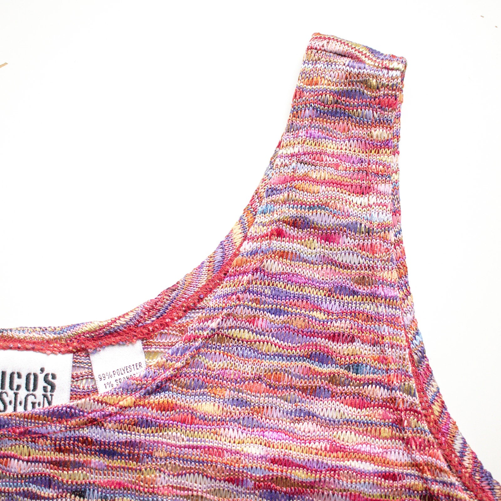 Chico's Multi-Color Tank Top Size 2