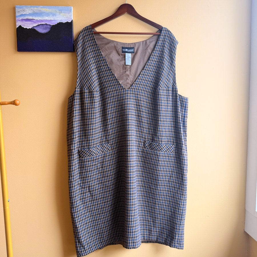 Deadstock Sag Harbor Jumper Wool Blend with Pockets Size 22W