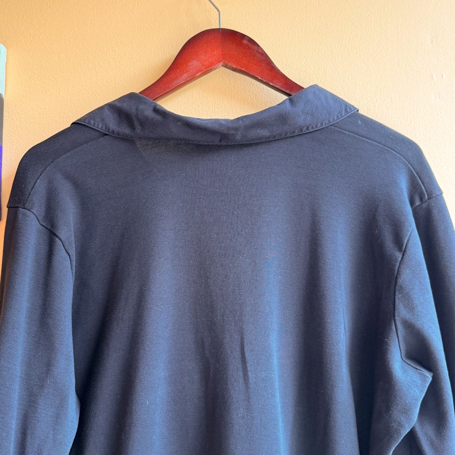 Jones New York Black Collared 3/4 Length Shirt Size 1X