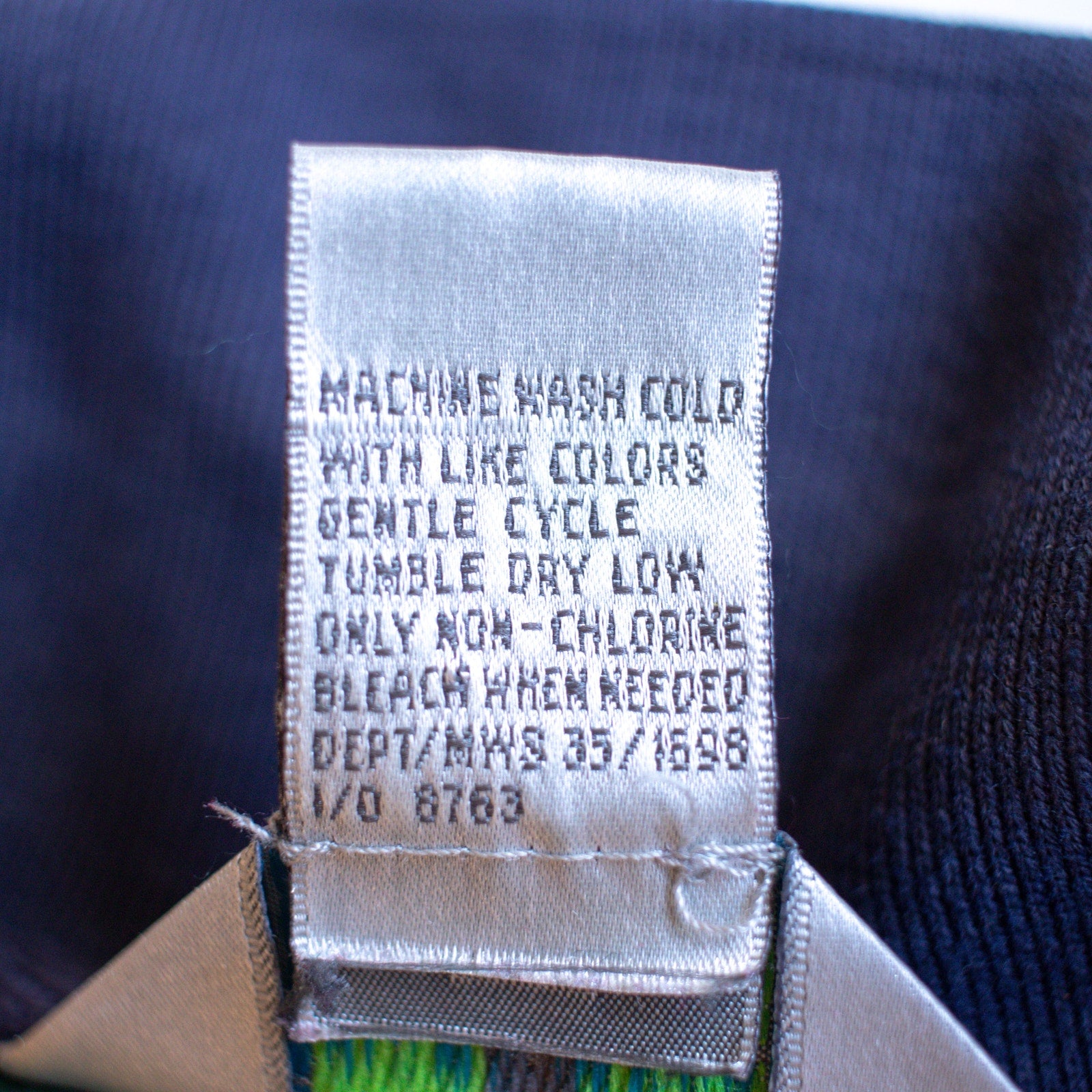 Vintage American Weekend Retro Color Block Collared Sweater Size XL