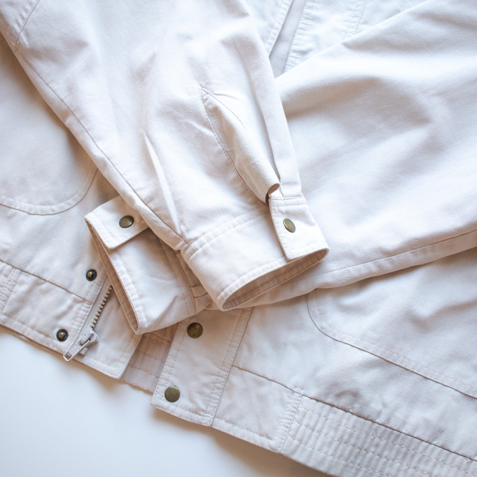 Vintage 90s Light Jacket Khaki Size Large