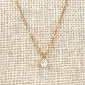 Little Sparkly Gold Necklace