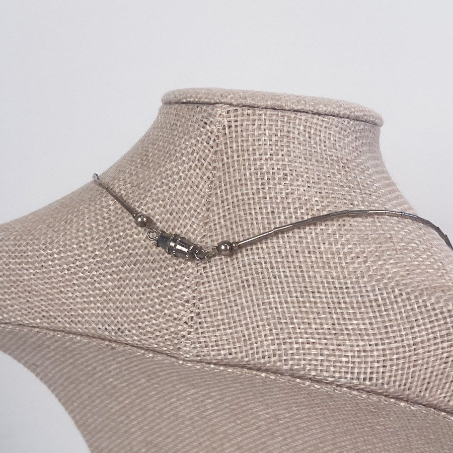 Red and Silver Choker