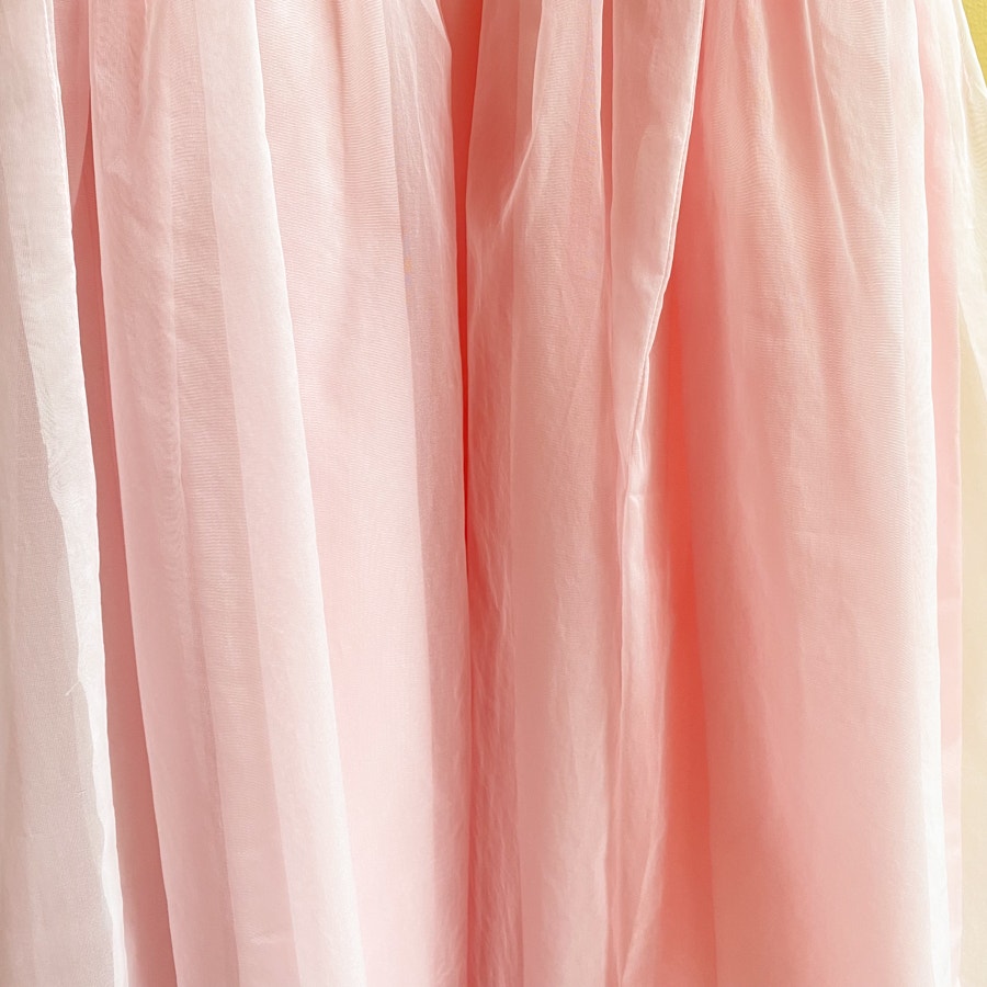 Bridesmaids Dress Vintage 80s Pink Formal Gown
