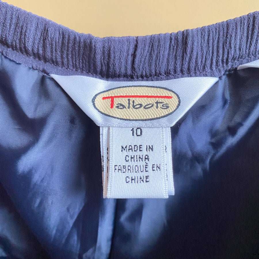 Women's Trousers Vintage Talbots Dusty Purple High Waisted Size 10