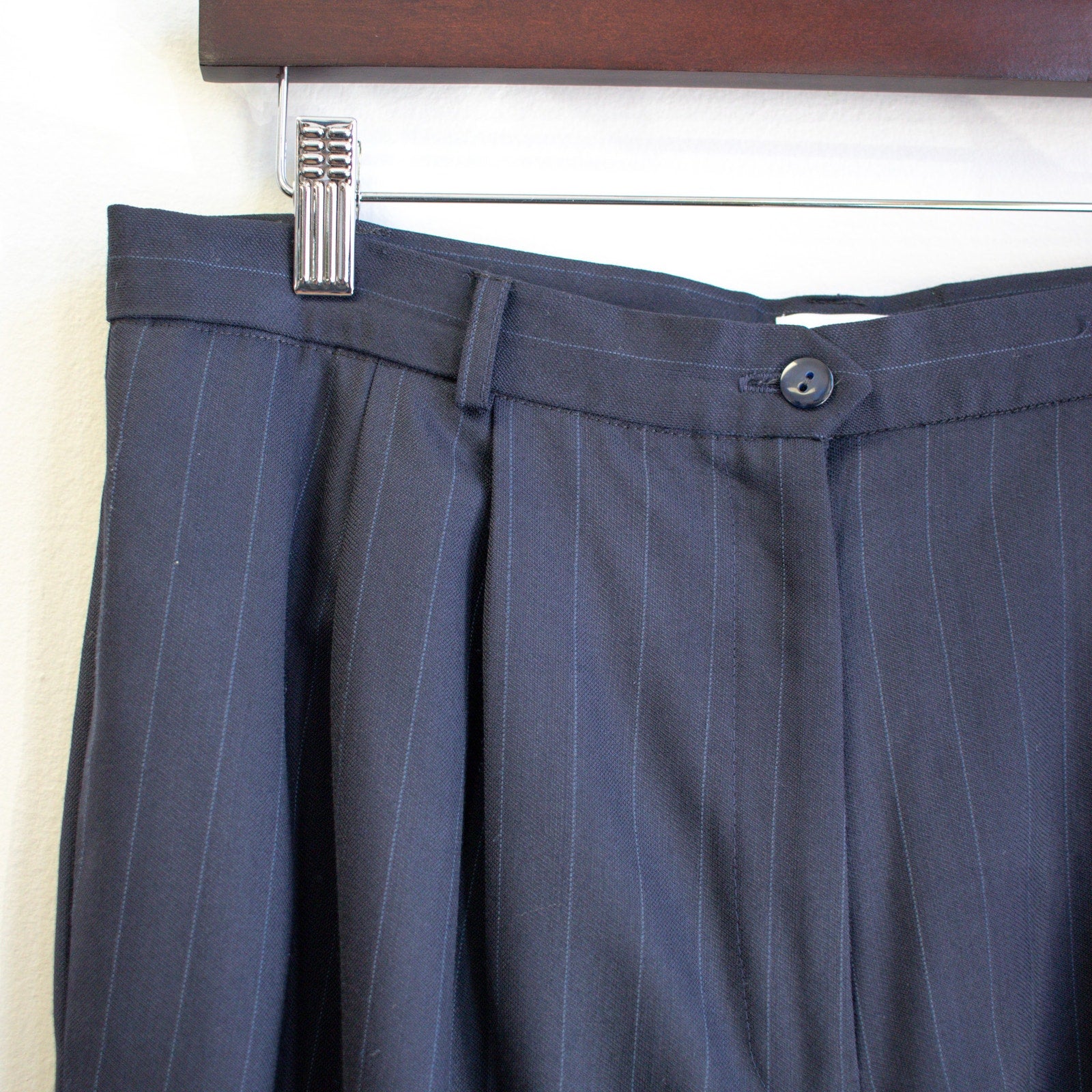Talbots Wool Pinstriped Dress Pants Size 12