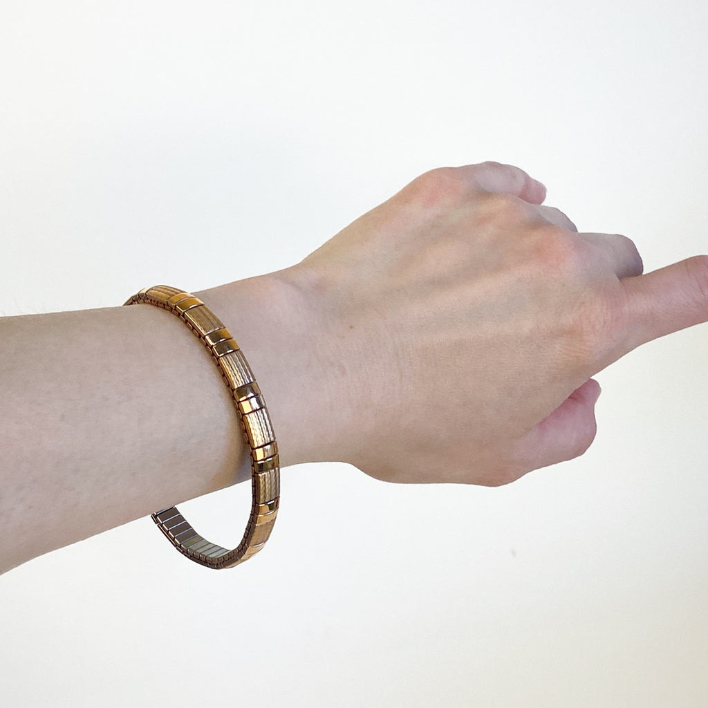 Stretchy Copper Tone Bangle