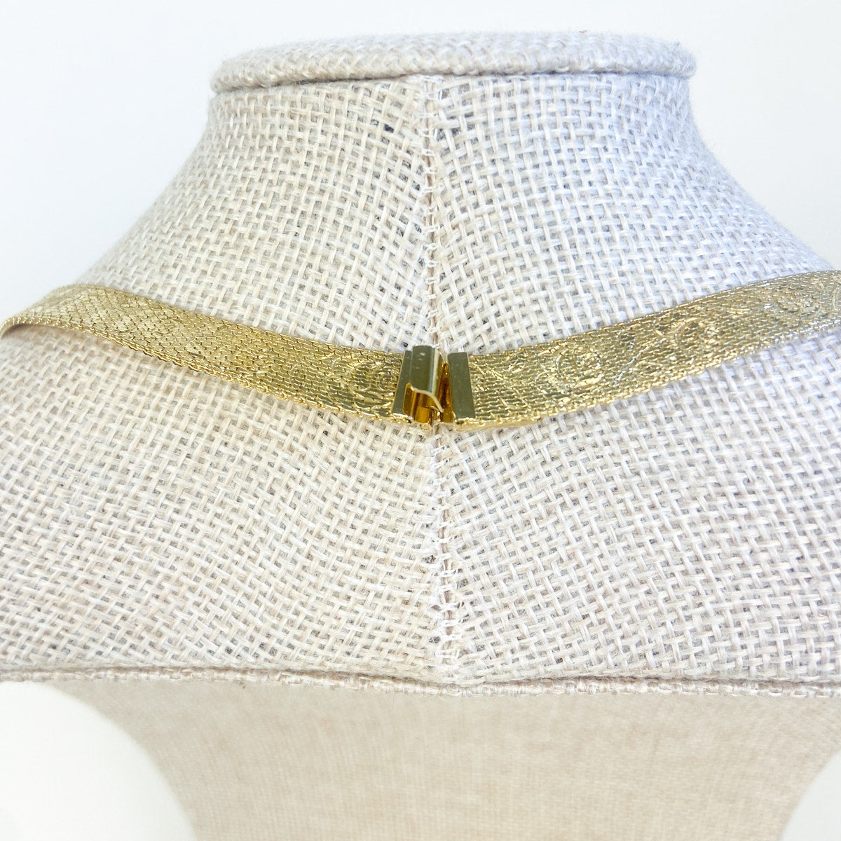 Gold Tone Collar Necklace