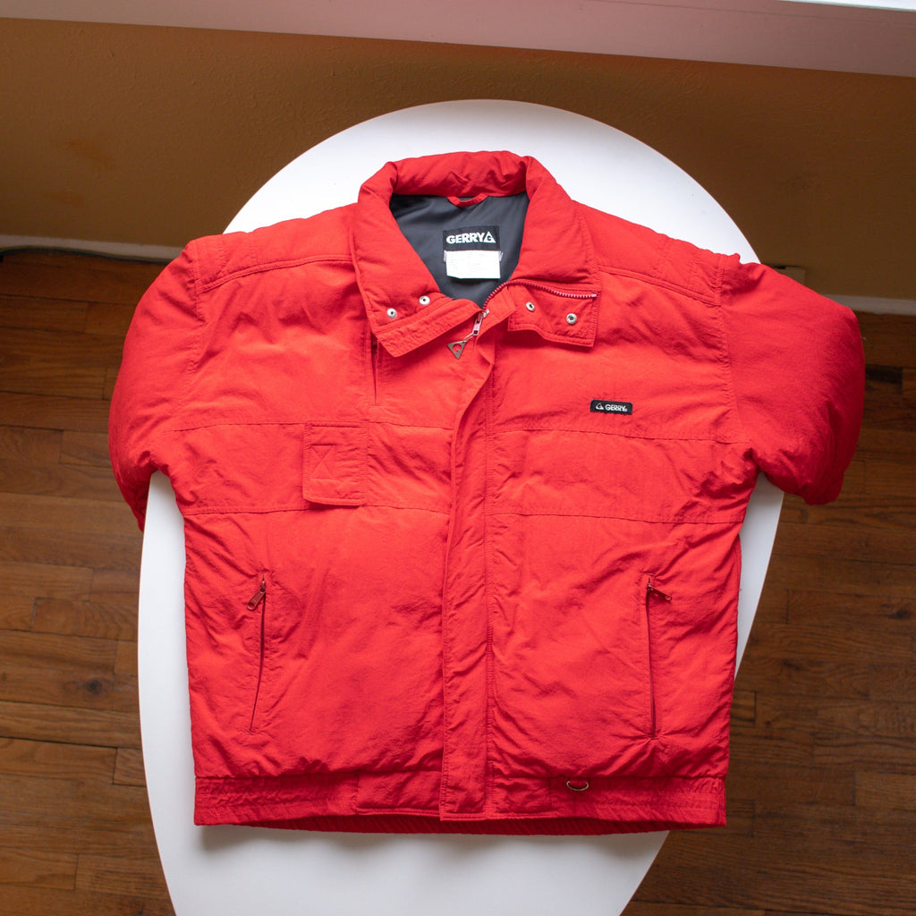 Gerry Red Puffer Collared Ski Jacket Size Men's Large