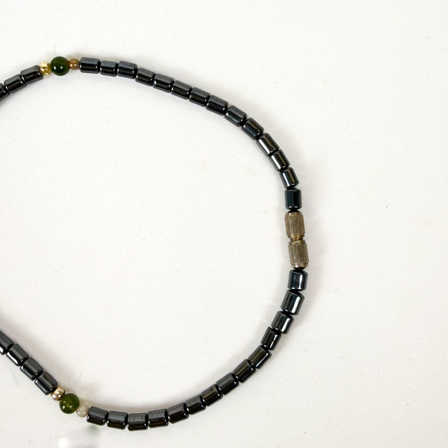 Hematite Ankle Bracelet
