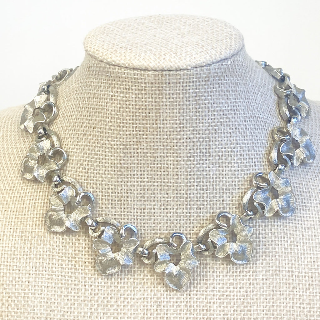 Vintage Puccini Choker Silver Tone
