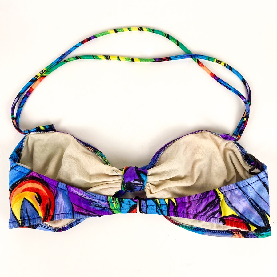 Vintage Two Pieced High-Waisted Bathing Suit Size 12