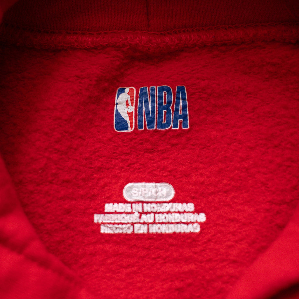 Red Chicago Bulls Vinyl Hoodie Size Small