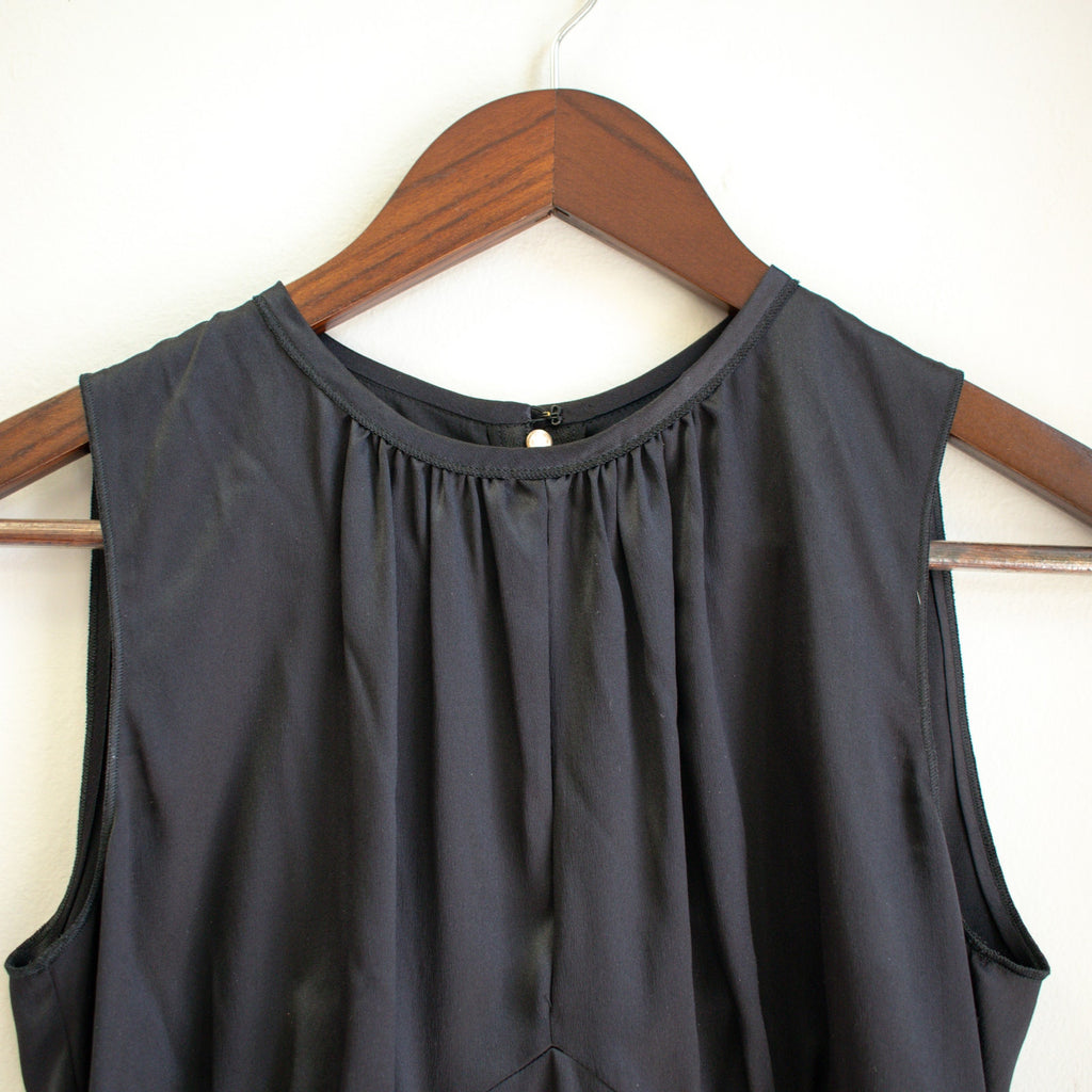 Dolce & Gabbana Black Silk Sleeveless Top Size 40