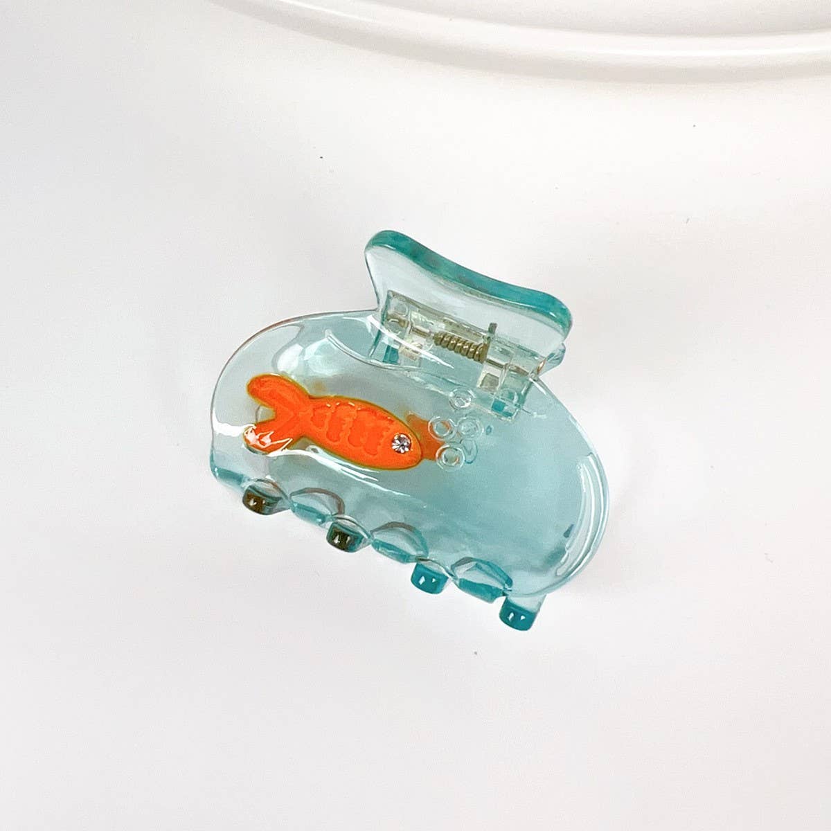 Mini Koi Fish Hair Claw - Cute Acetate Summer Clip_CWAHA2068