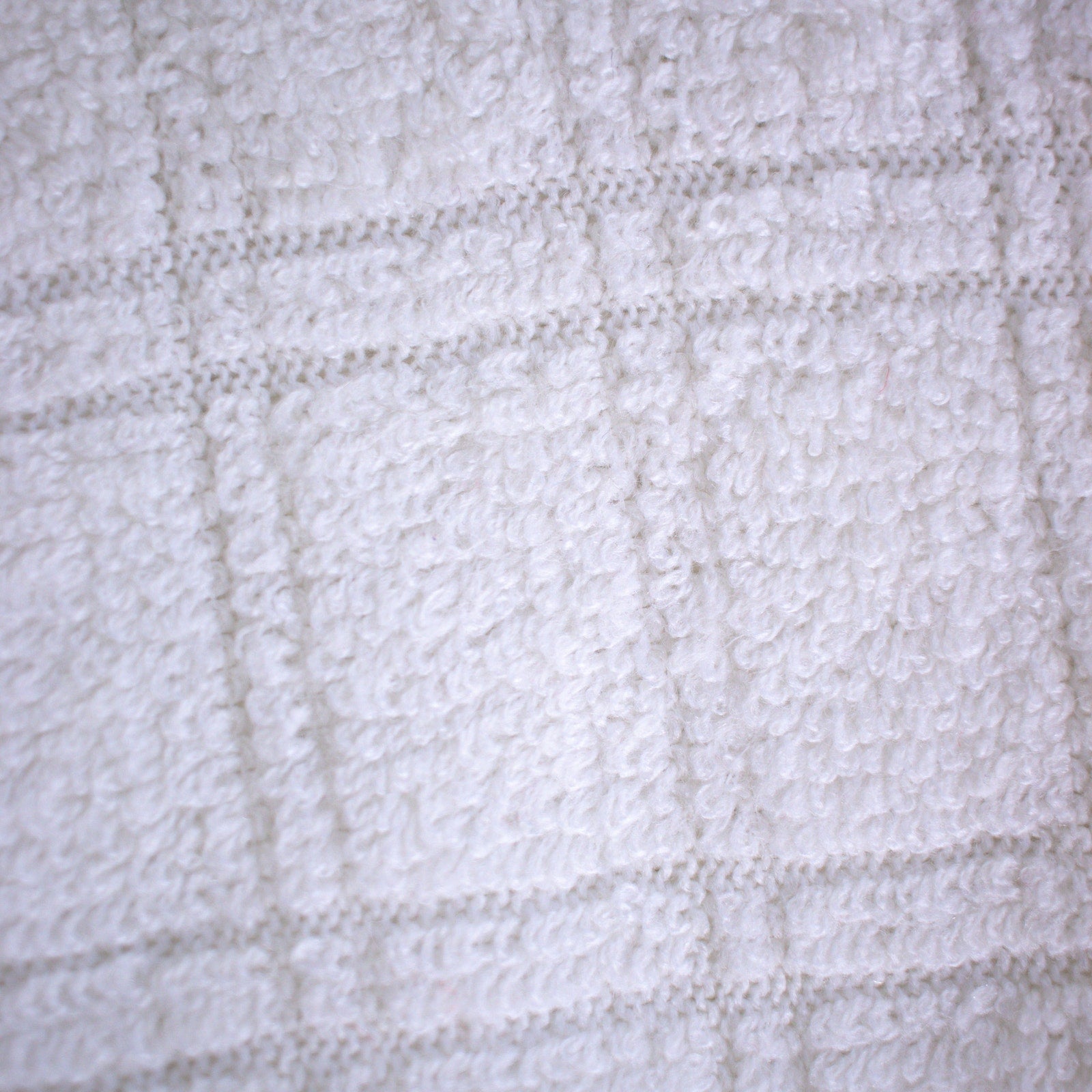 Vintage Boucle Cowl Neck Sweater White Size Small