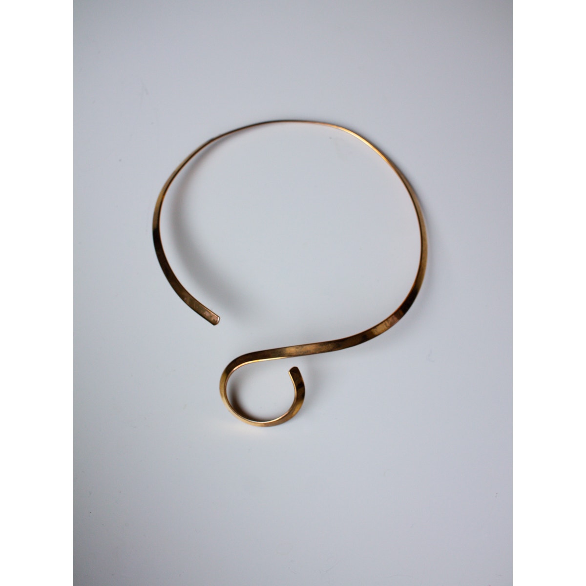 Vintage Brass Choker Necklace