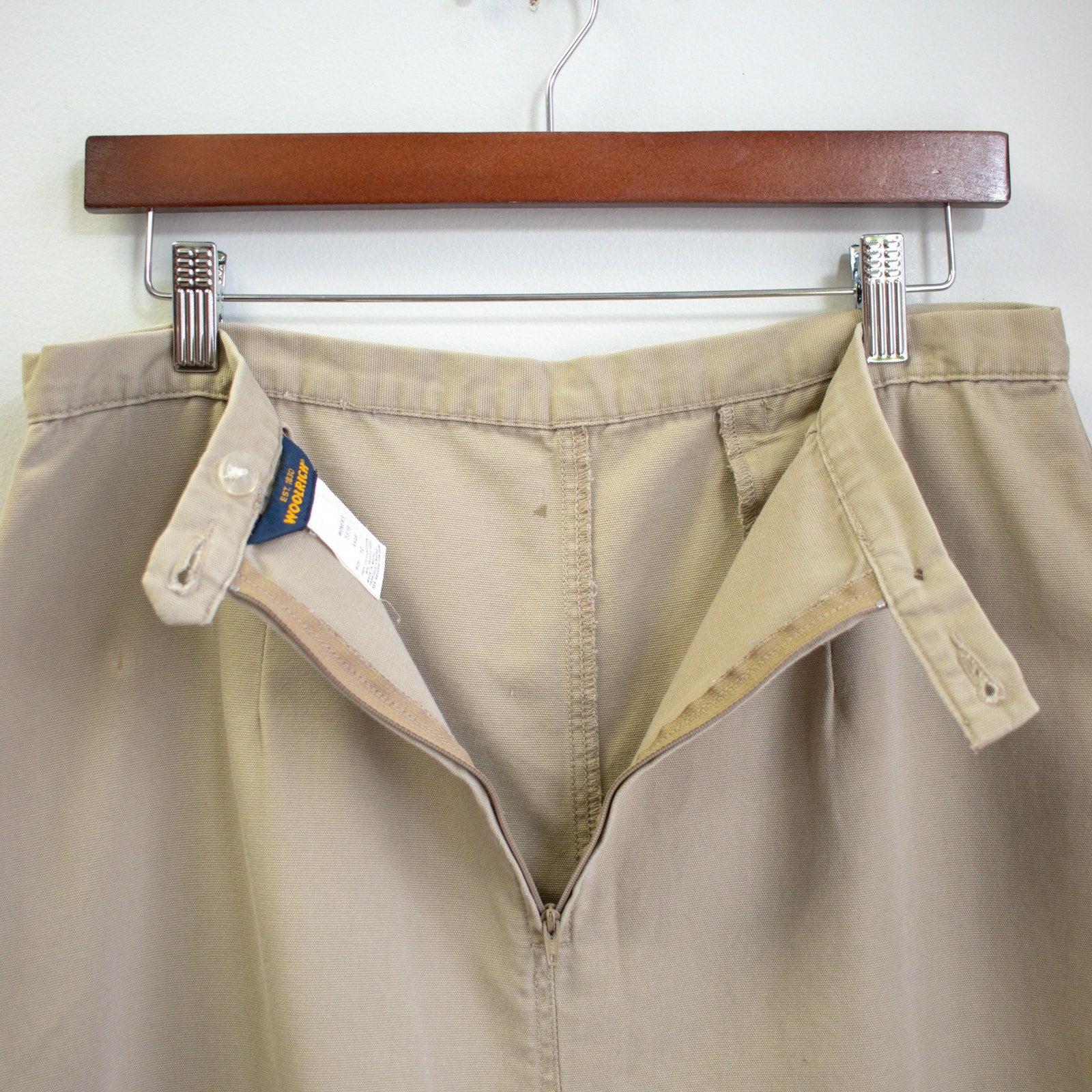 Khaki Maxi Skirt Size 12