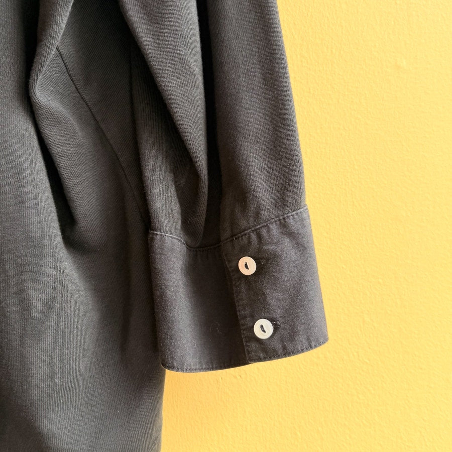Jones New York Black Collared 3/4 Length Shirt Size 1X