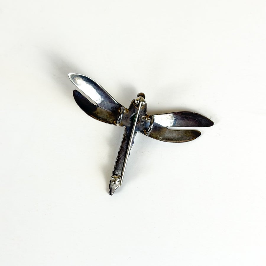 Sterling Silver Dragonfly Pendant Necklace