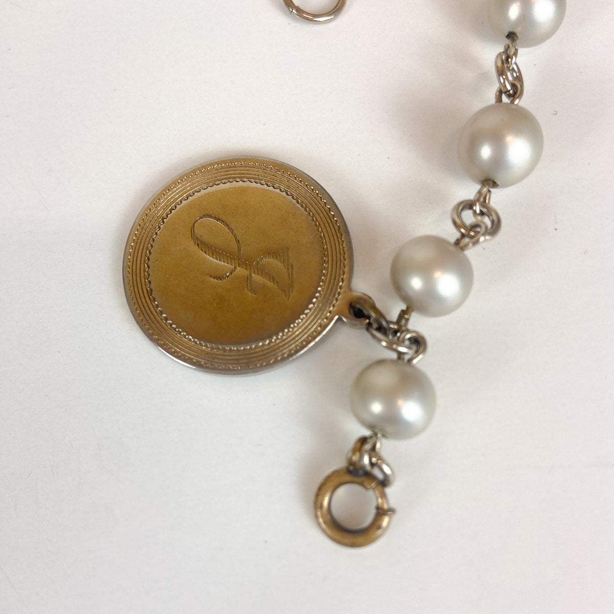 Gold Plated J Signet Bracelet