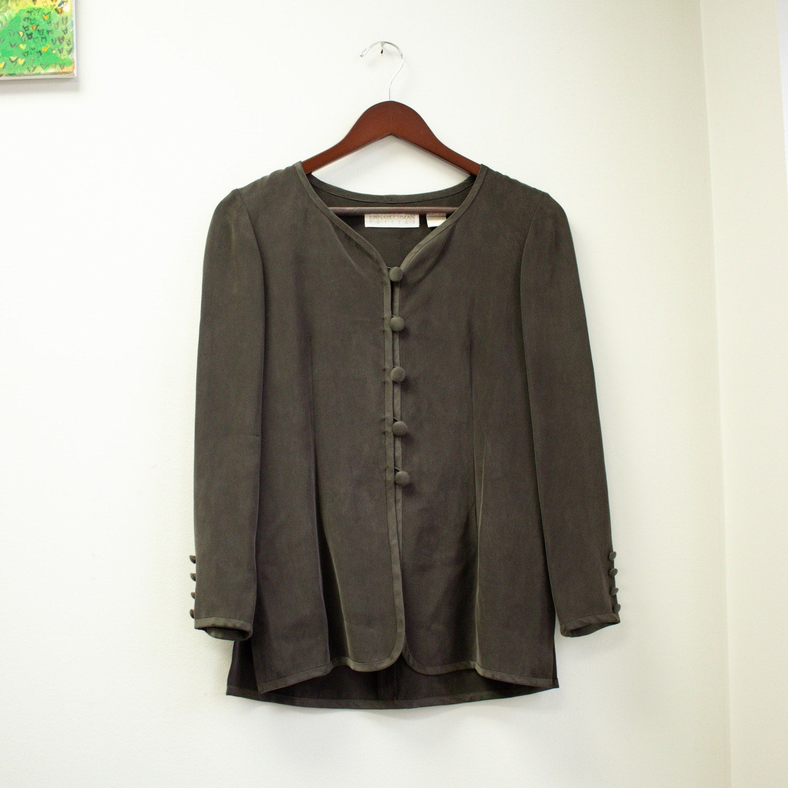 Dana Buchman Petites Vintage Silk Suite Size 2