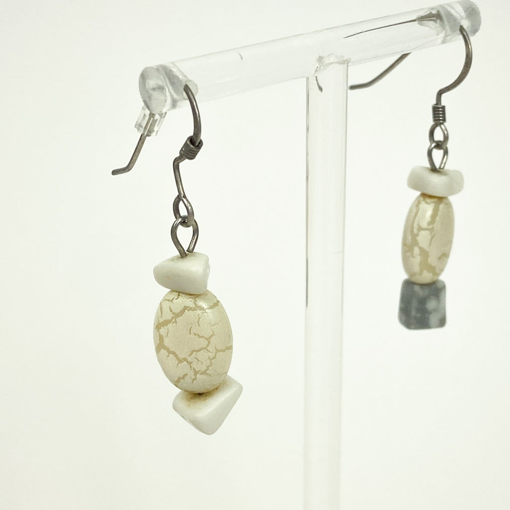 Dangly Shell Earrings Vintage 90s