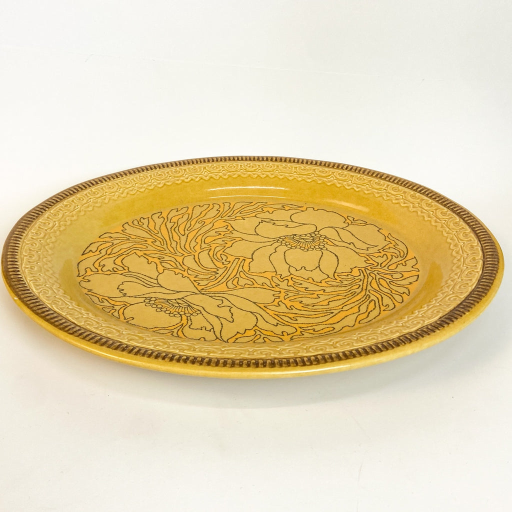 Franciscan Earthenware Amapola Dinner Plate Gold 10.75”